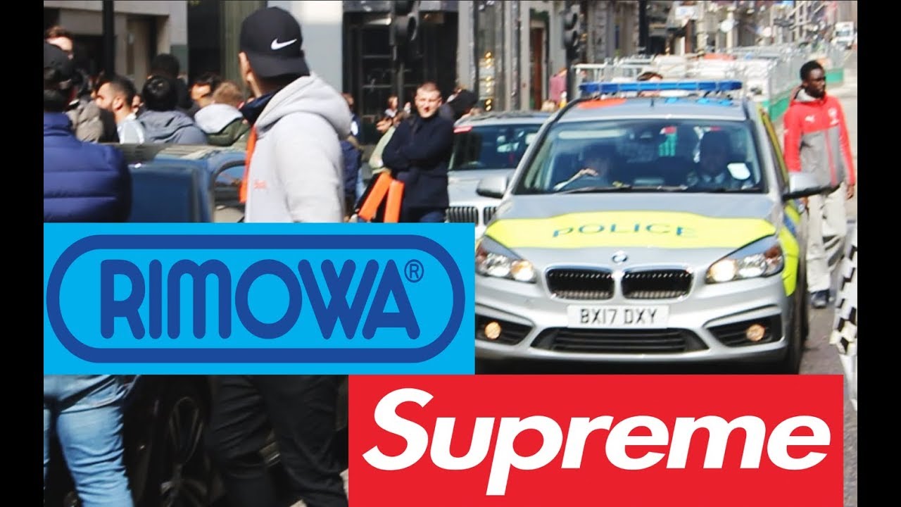 The Supreme x RIMOWA Drop Brought out London's Travel-Obsessed