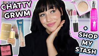 MY EXCITING NEWS! CHATTY GRWM FOR A PRIMARK TRIP + SHOP MY STASH | MAKEMEUPMISSA