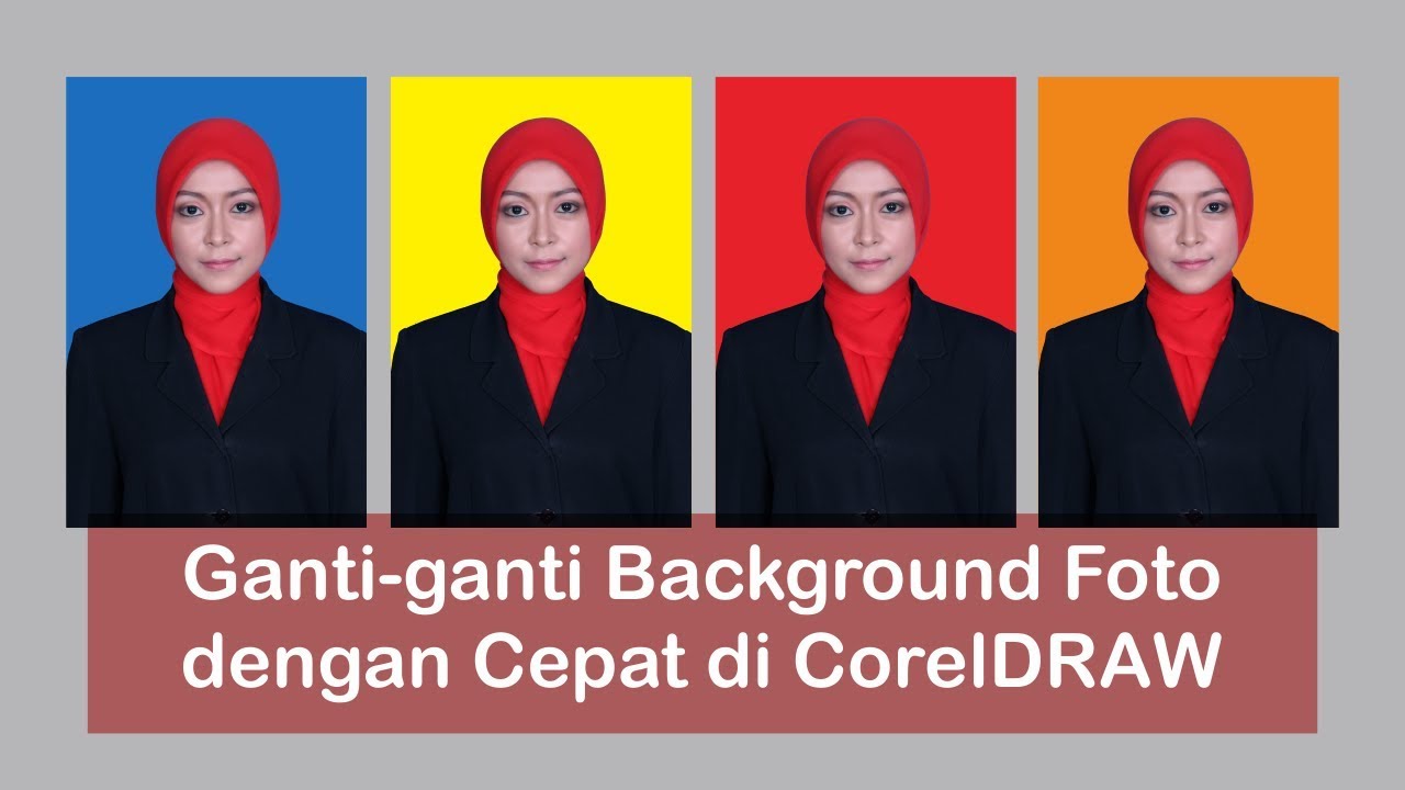  Ganti  ganti  Background  Foto SUPER CEPAT di CorelDRAW YouTube