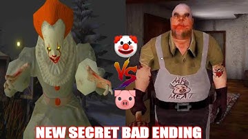 New Secret Bad Ending - Death Park : Scary Clown 🤡 VS Mr. Meat 🐷 Horror Escape Room (Android, iOS)