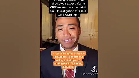 In a California CPS Case, what happens after the CPS Social Worker is done investigating you?