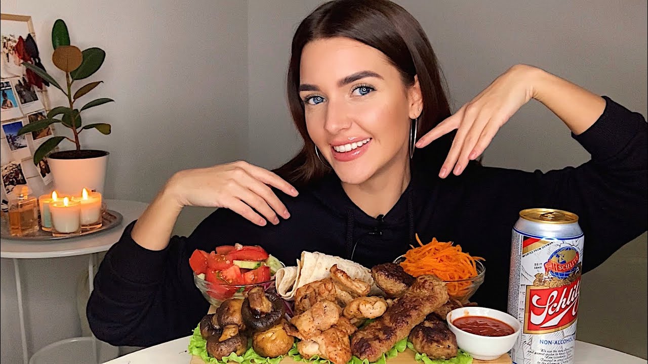 МОТИВАЦИЯ 🚀  КАК Я ВСЁ УСПЕВАЮ? || МУКБАНГ шашлык люля кебаб пиво || MUKBANG kebab bbq beer no asmr