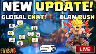 GLOBAL CHAT IS BACK IN CLASH OF CLANS!🌍(LIVE)