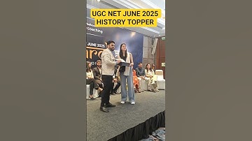 UGC NET JUNE 2025 History Topper #shorts #ugcnet2025 #history #toppers #success #celebration #jrf