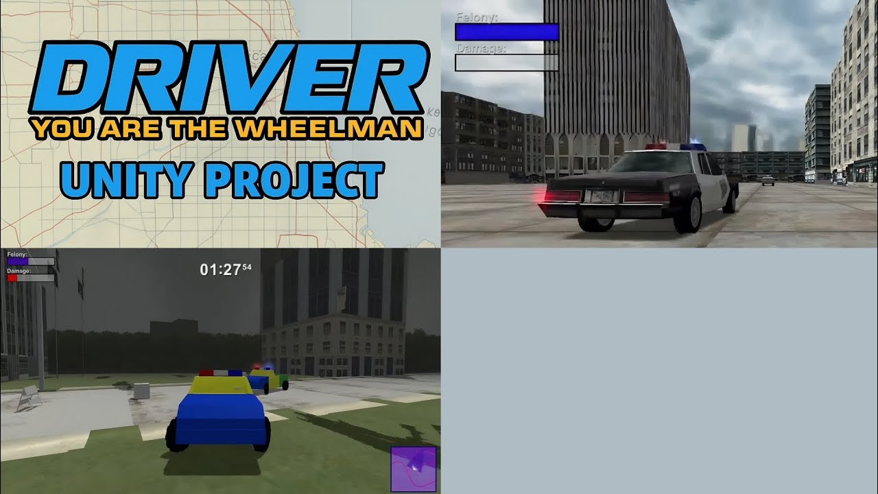 Driver: You Are The Wheelman - Unity Project (By 