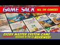 Every Sega Master System Game Released in the US REVIEWED! - Game Sack