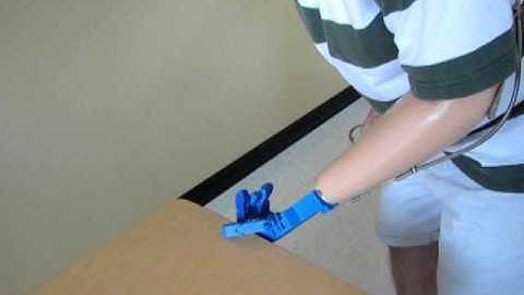 Hand prothesis With Voluntary Opening : Demonstrations of the hand prothesis