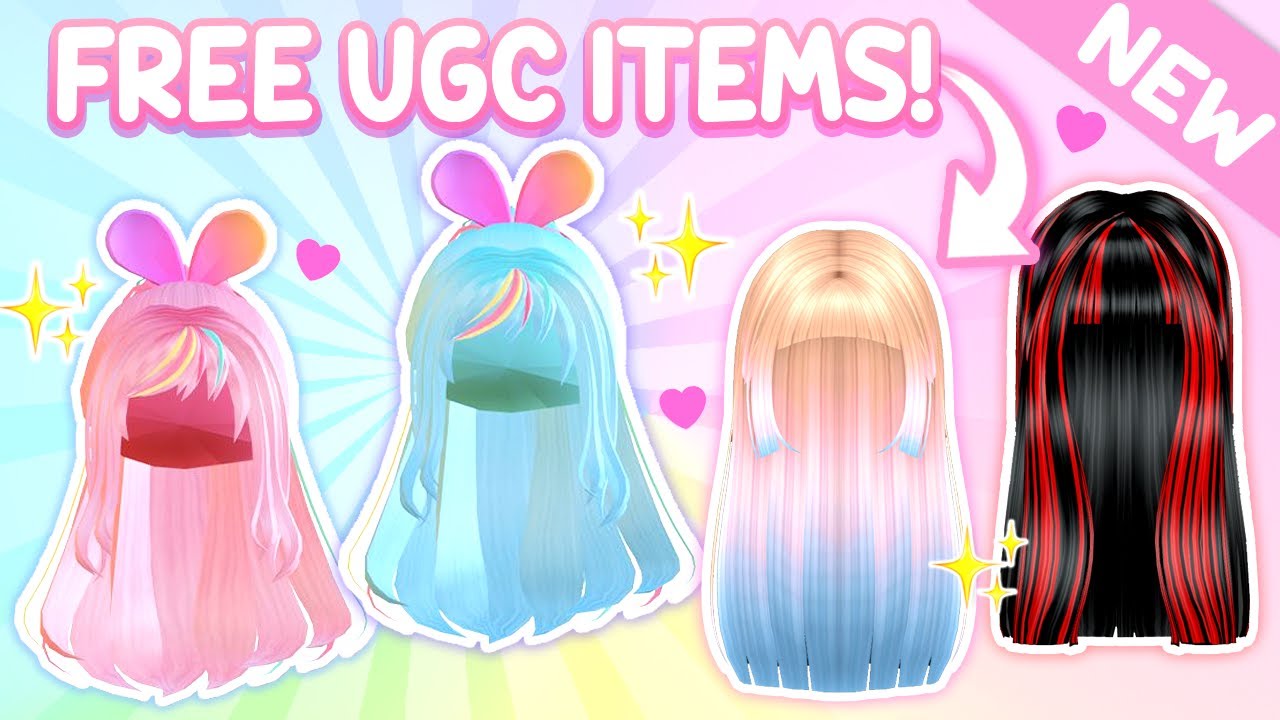 ⚠HURRY GET THESE *FREE* NEW UGC HAIRS! ✨ROBLOX FREE AVATAR UGC ITEMS 