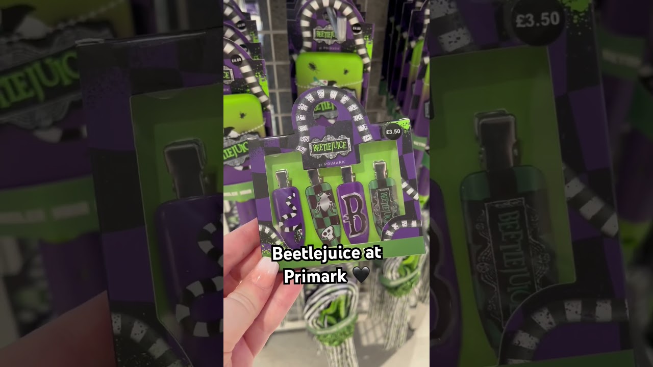 Beetlejuice at primark #youtubechamps