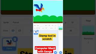 stamp tool in scratch #scratch #coding #block #programming #viral #shortsvideo #short