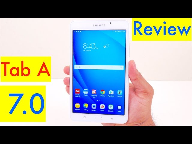 Samsung Galaxy Tab A 7.0 Review - 2016 model