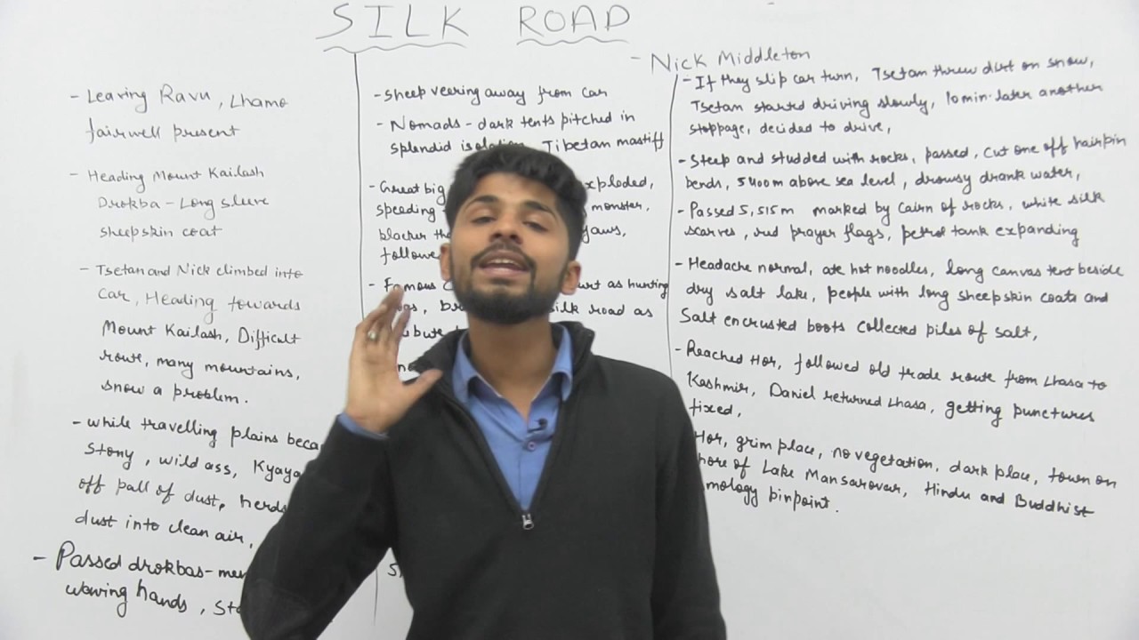 Cbse English Class Xi The Silk Road Introduction