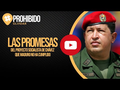 Estas son las promesas del proyecto socialista de Chávez que Maduro no ha cumplido