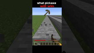 what pickaxe will win
