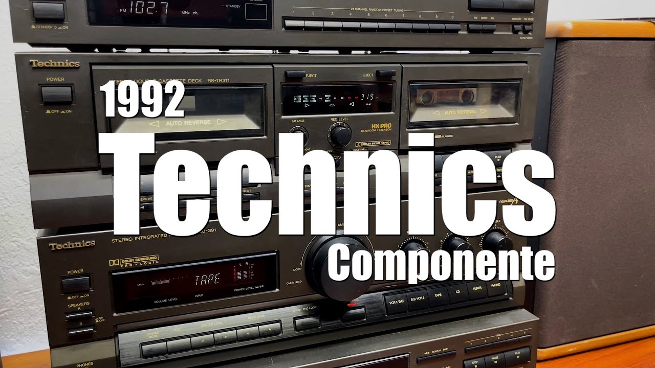 Vintage Electronics : Componente Technics de 1992 - YouTube