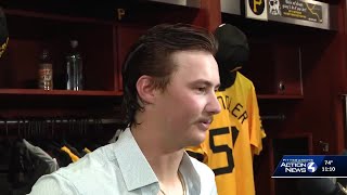 Pirates rookie Bubba Chandler gets save in MLB debut