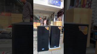 Ahuja Srx-510 Top and Amplifier sound setup sound check 🔥🔥 hindi song 🎵  #crazydjvlog
