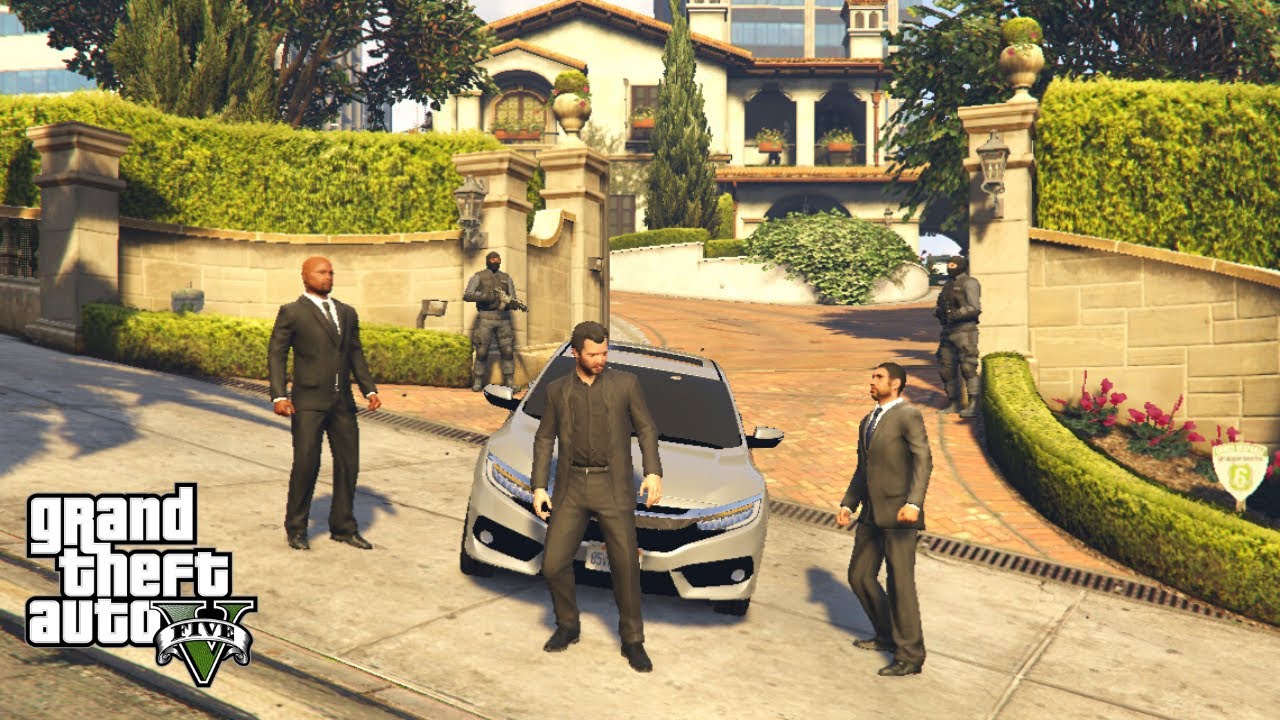 GTA 5 Michael House Heavy Security Mod YouTube