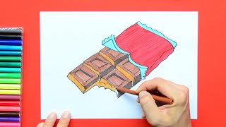 How to draw a Chocolate Bar