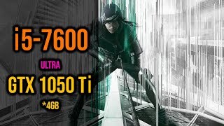 1050Ti-4Gb 7600 - Ultra - Rainbow Six Siege Fps Benchmark