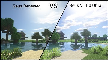 Seus Renewed VS Seus V11.0 Ultra Shaders Comparison//Minecraft 1.16