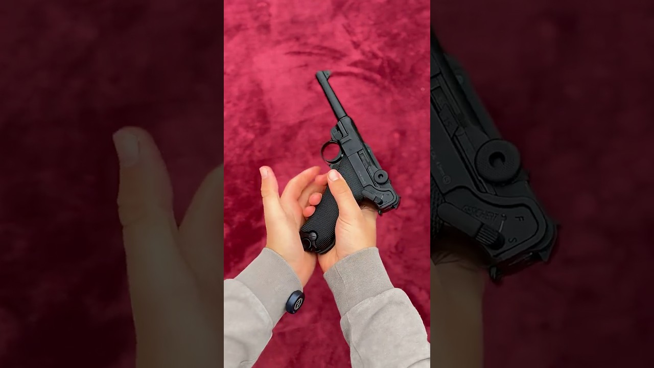 Unboxing & Shooting Realistic WW2 Luger Replica [ASMR] 