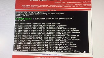 Use Web SSH upgrade PiStar OS #MMDVM