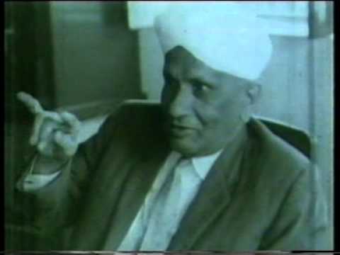 courtesy Raman Research Institute SIR CV Raman's Interview with Subtitles