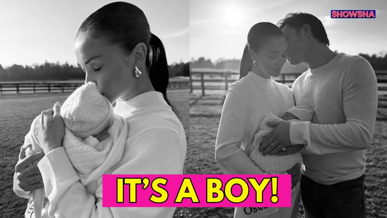 Amy Jackson & Ed Westwick Share First Photos Of Newborn Baby Boy Oscar Alexander Westwick | WATCH