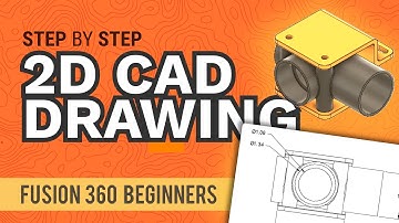 How to Create 2D Drawings in Fusion 360 (Beginners) - Learn Autodesk Fusion 360 in 30 Days: Day #26