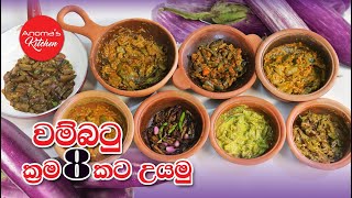 වම්බොටු ක්‍රම 8කට උයන පහසු විදිය - Episode 1092 - 8 Types of Eggplant curries