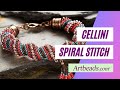 How to do the Cellini Spiral Stitch - Artbeads.com Seed Beading Tutorial