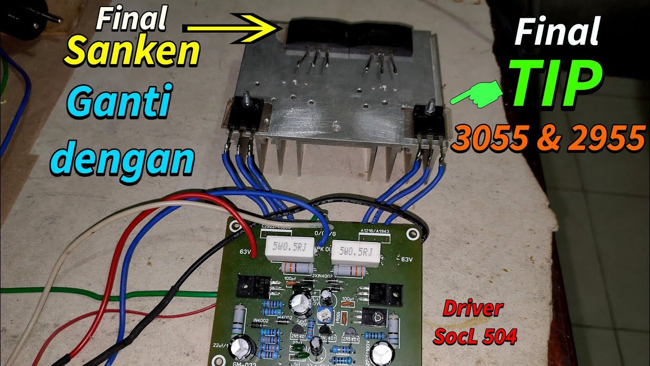 Driver SOCL 504 dengan TR Final Tip 3055 & 2955 - bagimana suaranya..