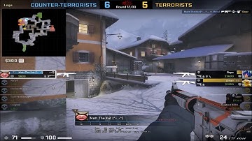1v4 Clutch with a close defuse on Austria - CSGO