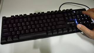 IROCKS K75M 機械式鍵盤 (發光特效)