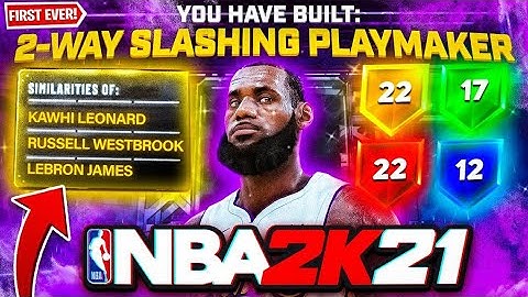 BEST 2-WAY SLASHING PLAYMAKER BUILD NBA 2K21 | BEST POINT GUARD BUILD NBA2K21! CONTACT DUNKS DEMIGOD
