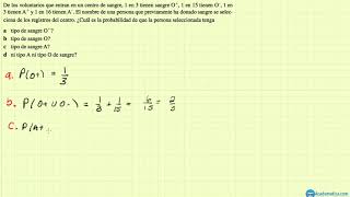 Probabilidad - Ejercicio 16