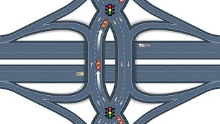 Navigating the Diverging Diamond Interchange by SGICommunications 197 views 8 months ago 1 minute, 12 seconds