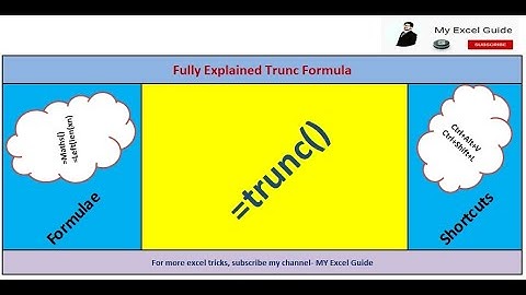 V.3 Trunc Formula Excel #Excel #Formula #ExcelTricks #MSExcel