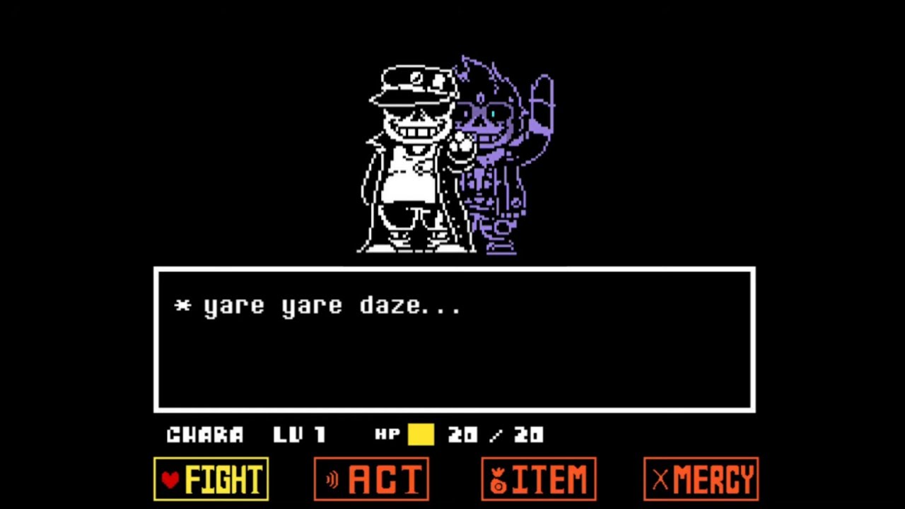 Undertale (Bad Time Simulator) ▻ Jotaro Sans Battle 