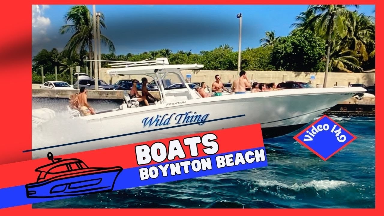 Boat Watching at Boynton Beach Video 149 florida boat vlog music