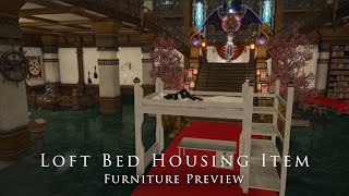 FFXIV: Loft Bed Housing Item