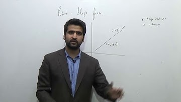 Straight Lines-6.Point Slope form, Two Point form