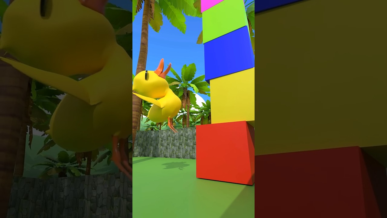 Башня из 10000 блоков против утёнка 🐤😲 