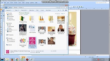 How to make birthday cards using MS Publisher