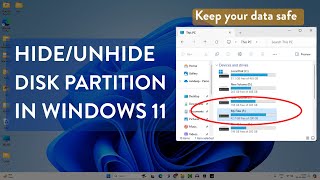 How to Hide Disk In Windows 11 | Hide/Unhide Disk Partition
