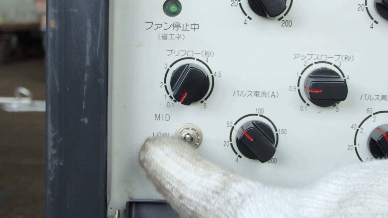 パナソニック 直流TIG溶接機 YC 200TR6 テスト - YouTube