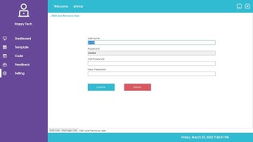 Happy Tech | User Control Setting | Using SqlLocalDB | Database Code | C#
