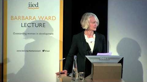 Camilla Toulmin introduces the 2014 Barbara Ward Lecture