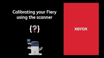 Calibrating Fiery with the scanner